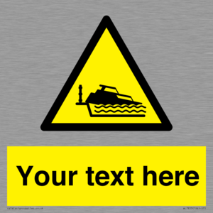 Custom warning grounding cruiser on lock cill